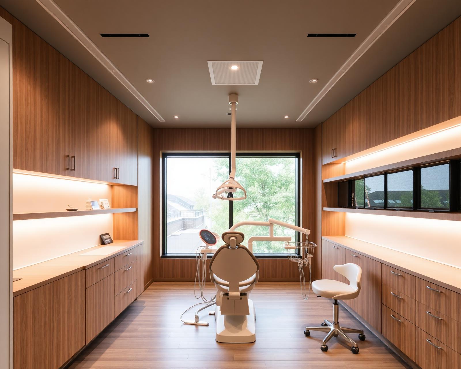 The Smile Circle treatment room with natural light